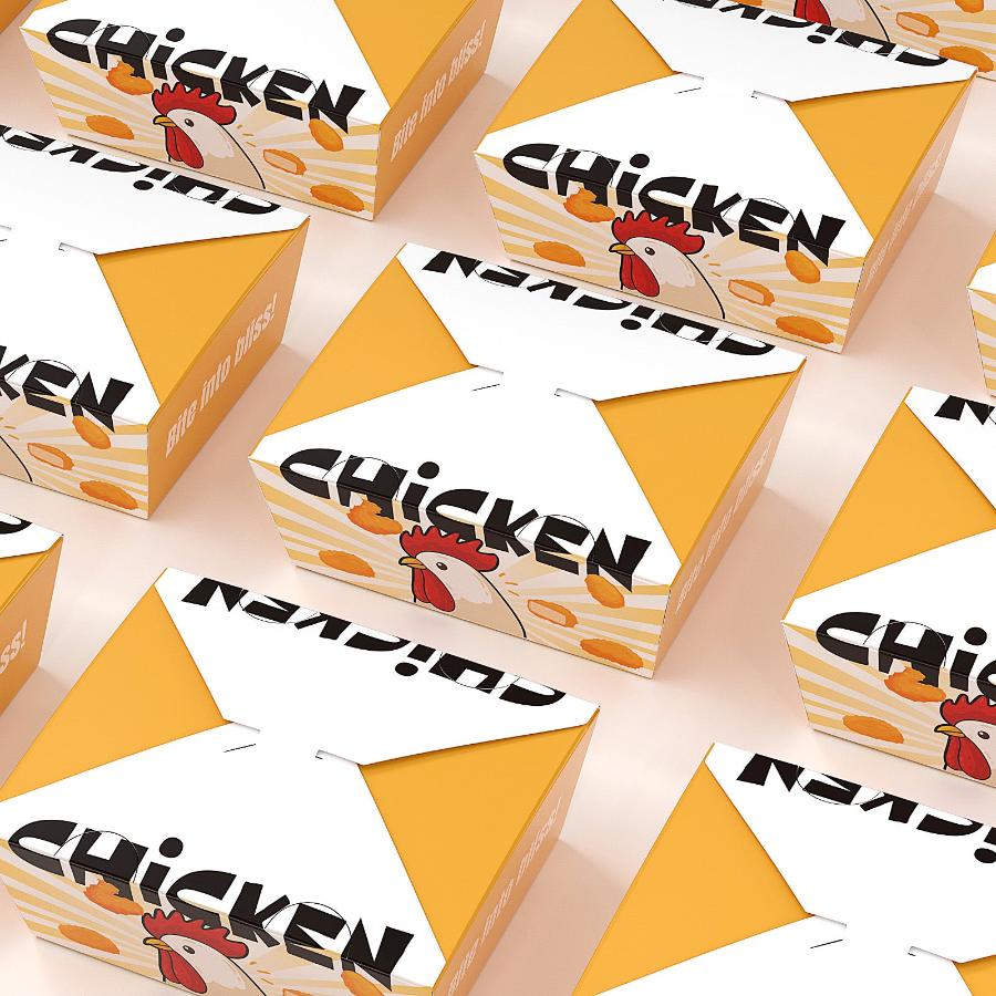 Chicken Meal Box - Aluminized Paper Box