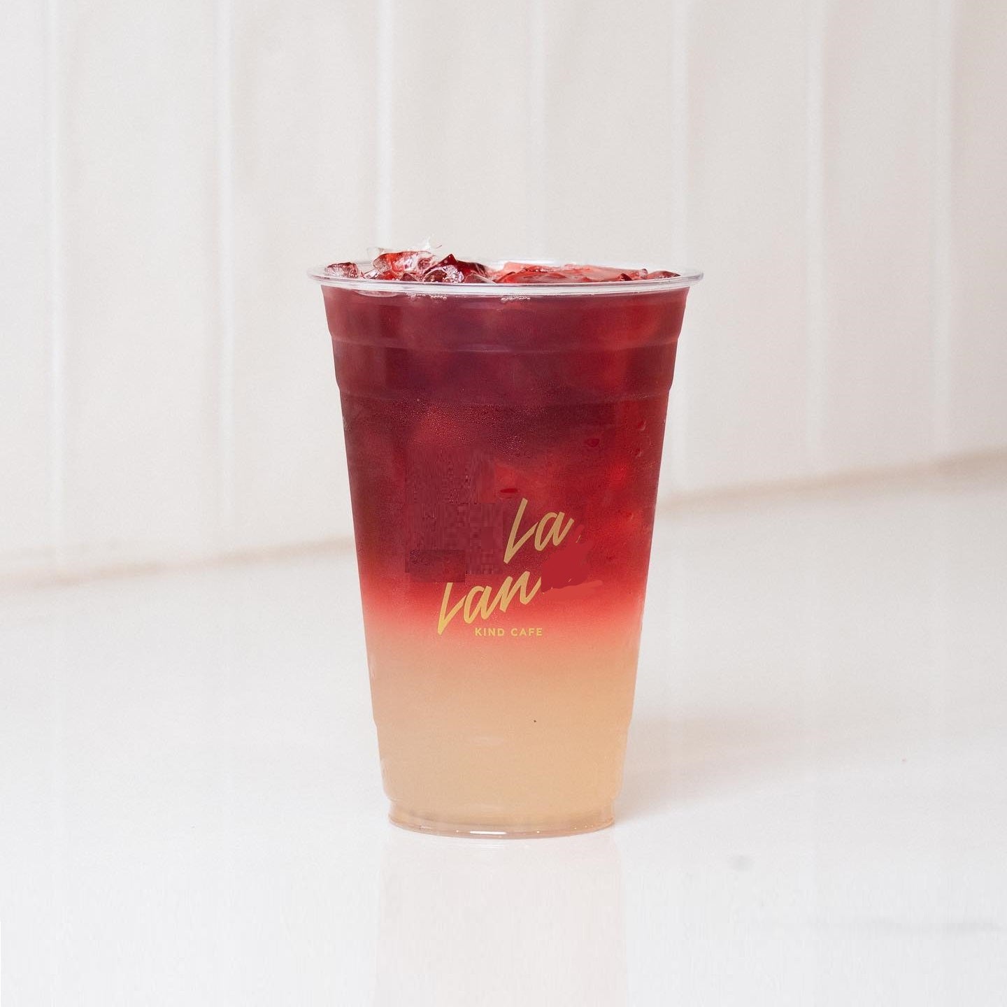 Custom 98mm PET Cup & Yellow Sleeves & Yellow Straw Set