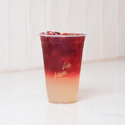 Custom 98mm PET Cup & Yellow Sleeves & Yellow Straw Set