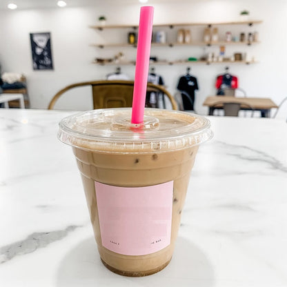 Pink Boba Straw Individual Wrapped 23CM - Promotion