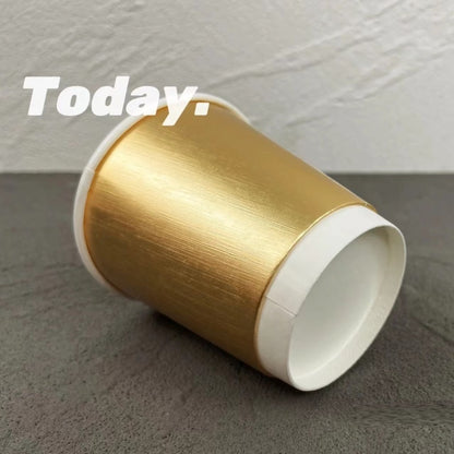 foil gold paper cup