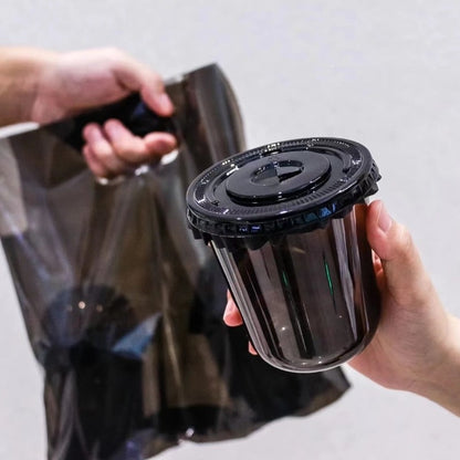90-400 U BLACK PET CUP