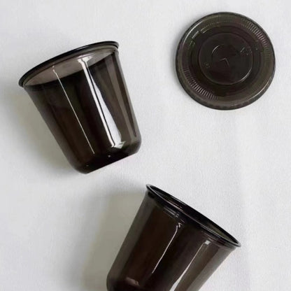 All Black PET Cup - 90MM