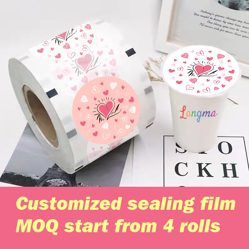 Heart-shaped Plastic Sealing Film  - Designed By Langma