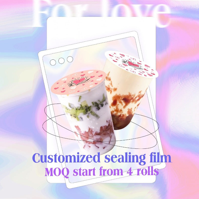 Heart-shaped Plastic Sealing Film  - Designed By Langma