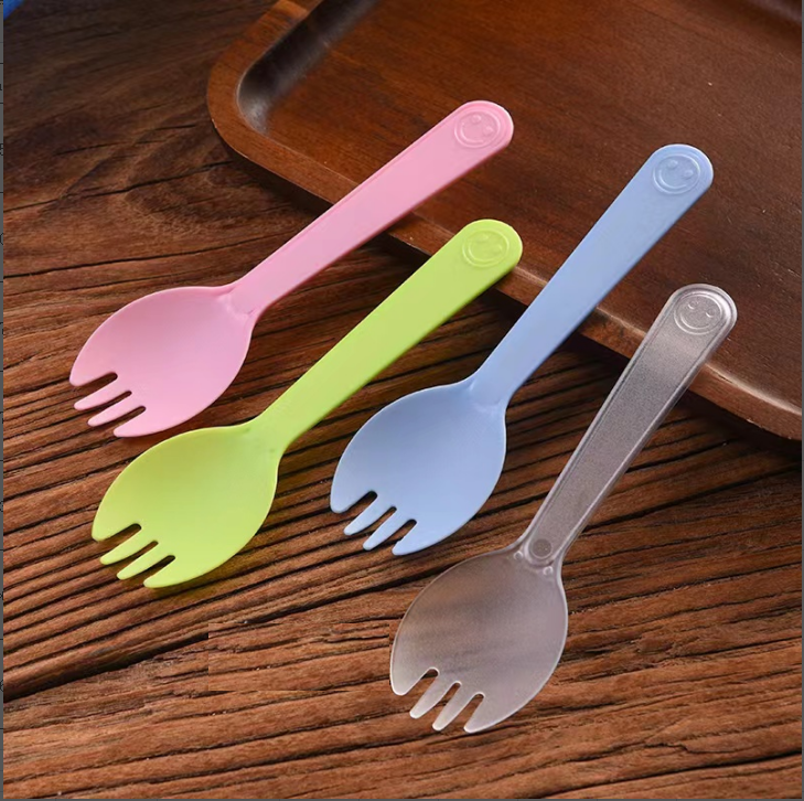 Plastic Ice Cream Spoon -7 Style Available