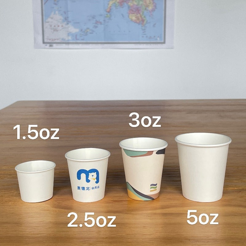 Short paper clearance cups