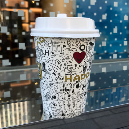 Custom Single Wall Paper Cup - Graffiti