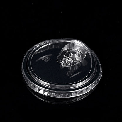 90mm Cup Lids - Strawless, Hard lids, Conjoined lids, Dome, Flat
