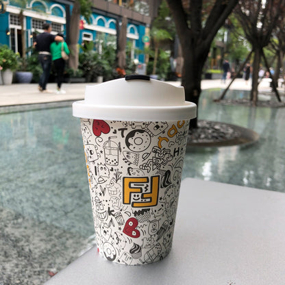 Custom Single Wall Paper Cup - Graffiti