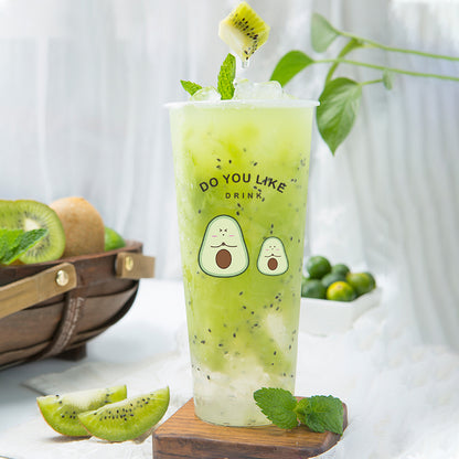 Custom 90mm 500/700ml Hard Cup - Avocado