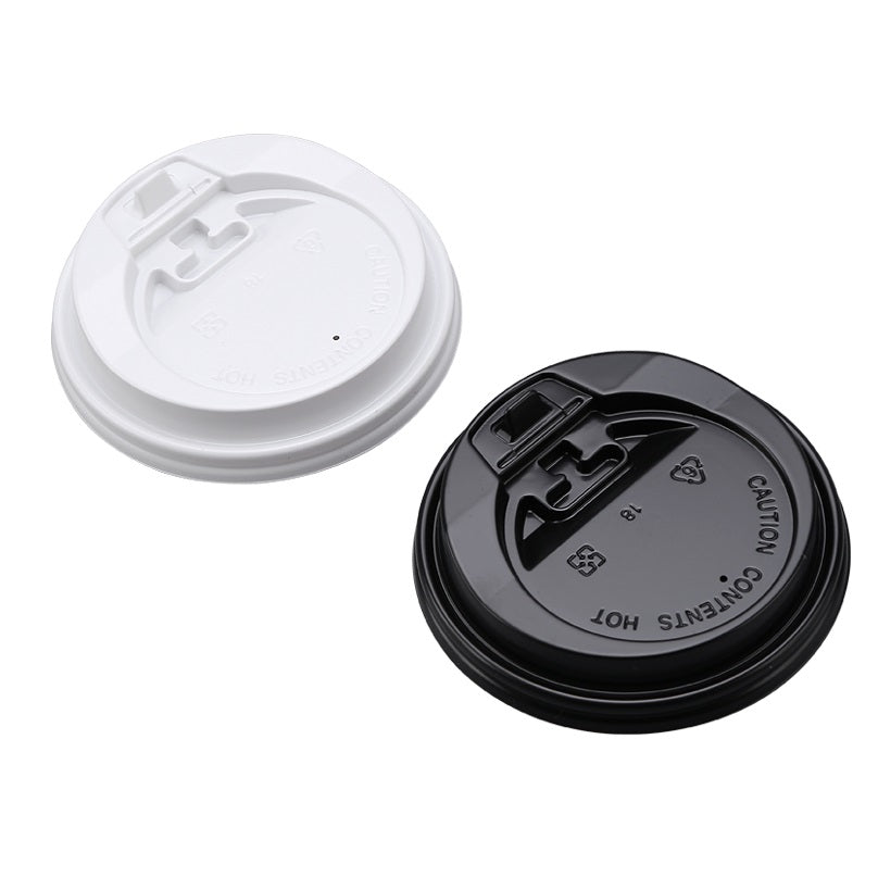 Disposable Black Lid for Coffee