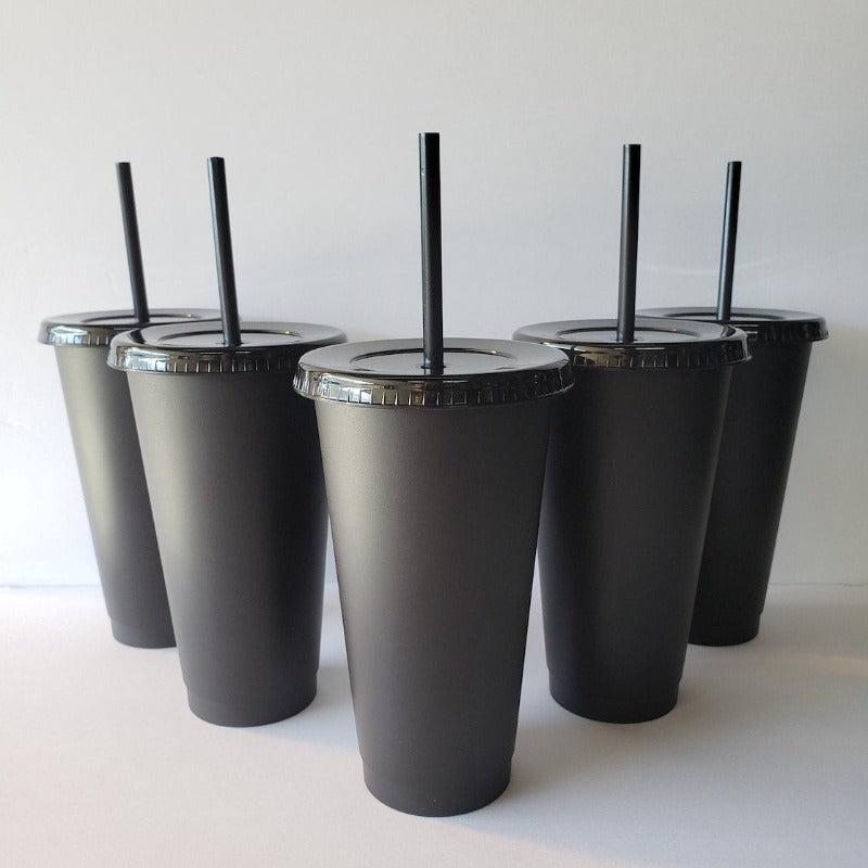 Matte Cold Customized Reusable Plastic Tumbler - Matte Cold Cup – Langma Packaging